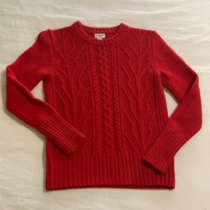 JCrew XS red sweater